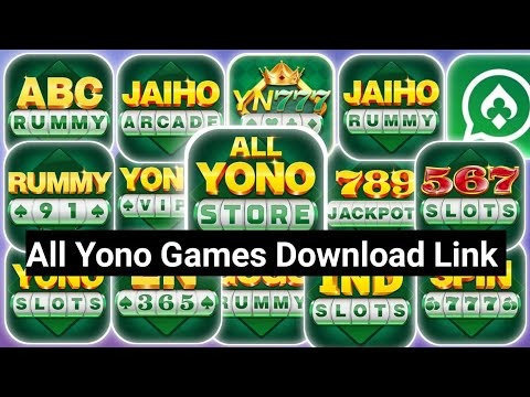Latest Yono Games App Links for Indian Players Yono games all app link India